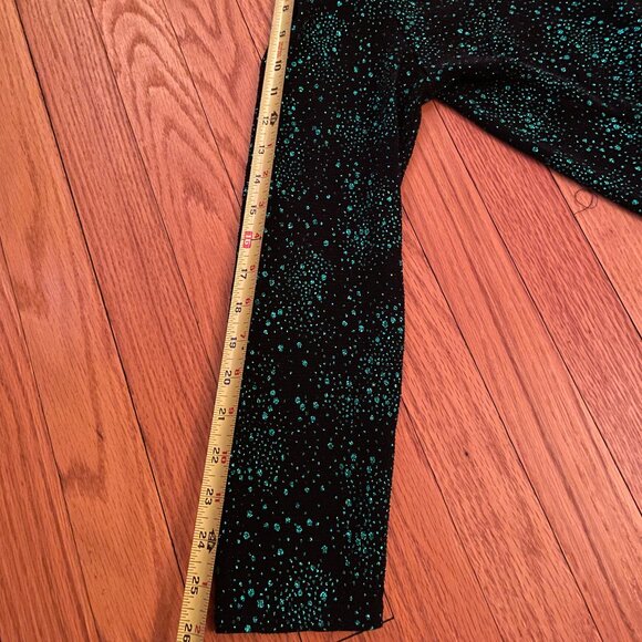 ONYX NITE Black & Emerald Green 2 pc Jacket / Top Women's Set, Made in USA - Picture 11 of 15